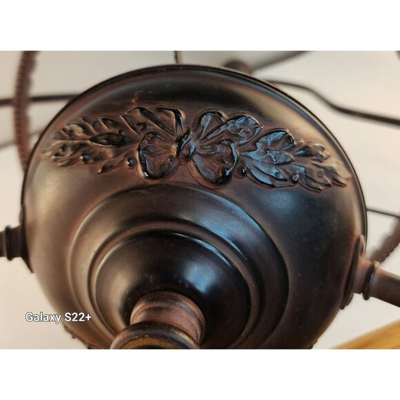 Hanging Lamp Frame With Ornate Detailing & Chain Fixture DIY Lighting Parts Or B - Picture 7 of 14